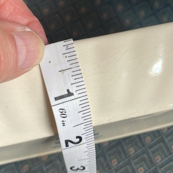 Vintage Mason's Patent Ironstone Blue and White "Fruit Basket" Small Tray - Picture 12 of 12